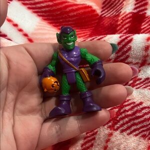 B58 GREEN GOBLIN MARVEL SPIDER MAN 2.7” ACTION FIGURE FISHER PRICE PLASTIC TOY